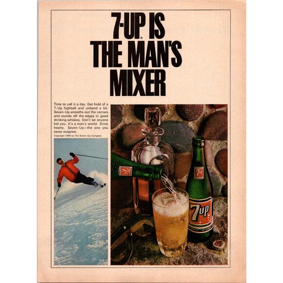 None and/or Unknown | Other | The Sevenup Company 7up Is The Mans Mixer ...